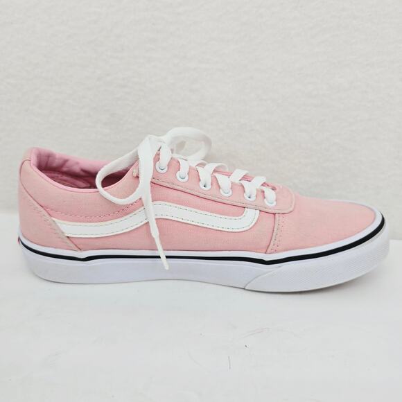 VANS Missy Lace Up Canvas Sneakers Shoes Pink 4.5 - Picture 2 of 8